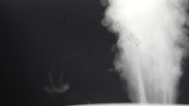 白色蒸汽超声波增湿器弗鲁姆蒸汽传播空气滋润循环没完没了的视频烟湿度首页保湿霜净化器空气扩散雾吸入器